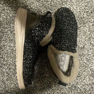 Brown and black hey dude women’s size 8